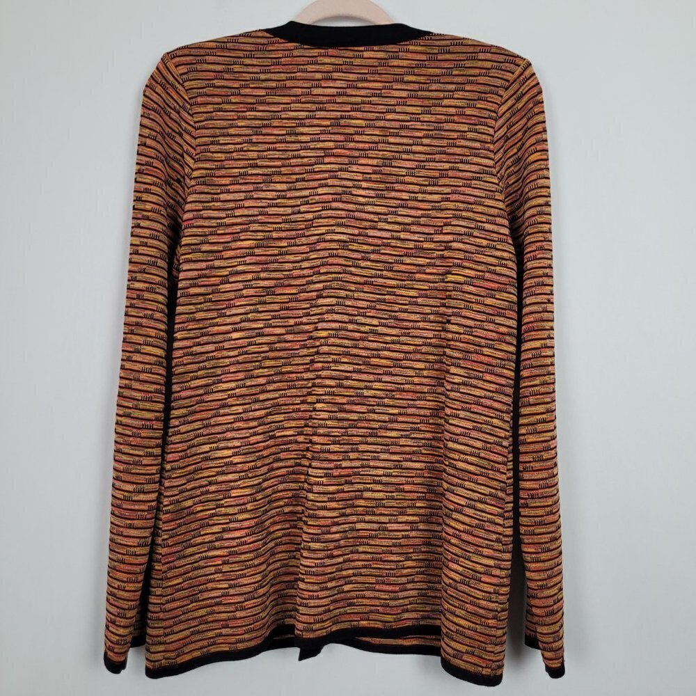 EXCLUSIVELY Misook Orange Black Gradient Stripe B… - image 6